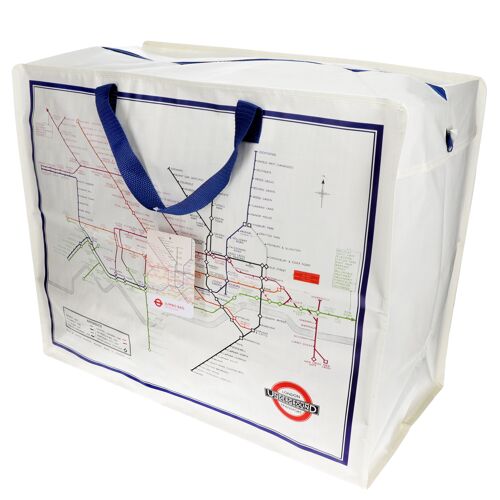 Jumbo storage bag - TfL Heritage Tube Map