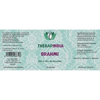 Brahmi 45 % Bacosides : Santé du cerveau 2