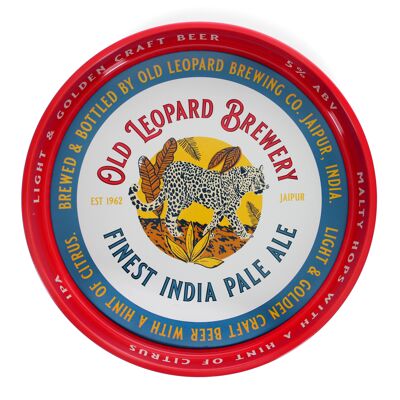 Round serving tray - Old Leopard Brewery