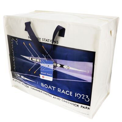 Borsa portaoggetti Jumbo - Poster vintage TfL "Boat Race"