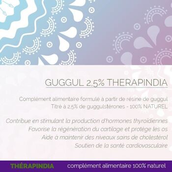 Guggul 2,5 % Guggulstérone : Cholestérol & Thyroïde 5