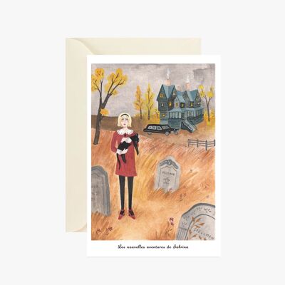 Postkarte die neuen Abenteuer von Sabrina