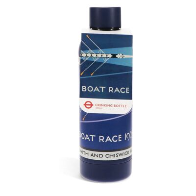 Bottiglia in acciaio inossidabile da 500 ml - Poster vintage TfL "Boat Race"