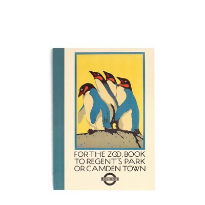 Cuaderno A6 - TfL Vintage Poster "Para el Zoológico..."¡