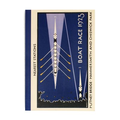 A5 notebook - TfL Vintage Poster "Boat Race"