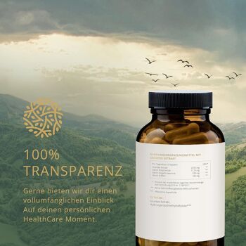 Capsules d'extrait de thé vert - 2250 mg par dose quotidienne d'extrait de thé vert avec 339 mg d'EGCG et 1120 mg de polyphénols - Haute biodisponibilité - 100 % fabriqué en Allemagne - Thé vert végétalien 7