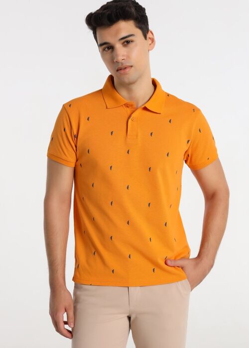 LOIS JEANS - Mini Print Leaves Polo Shirt | 124757