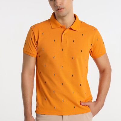 LOIS JEANS - Mini Print Leaves Polo Shirt | 124757