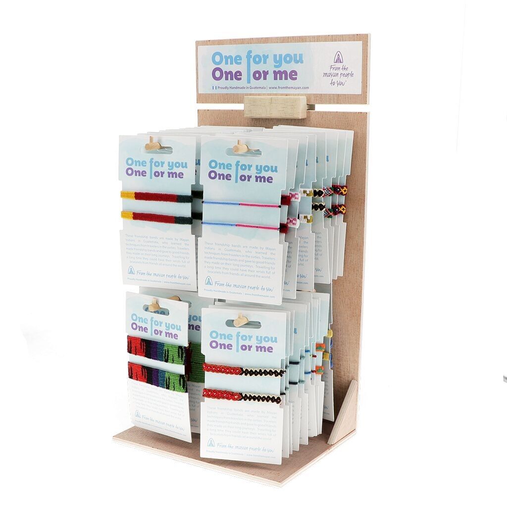 Handgefertigte Maya-Freundschaftsarmbänder – sortiert