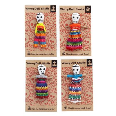 Worry dolls - Skull (assorted)