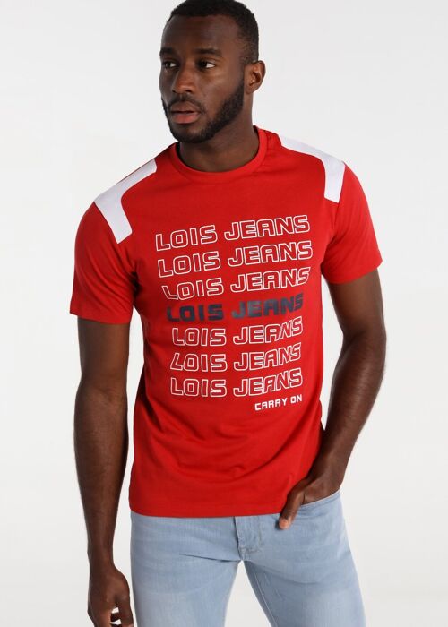 LOIS JEANS - Short Sleeve T-Shirt Shoulder Pieces | 124780