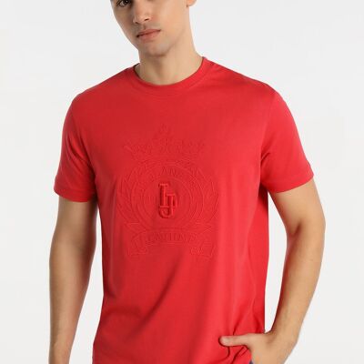 LOIS JEANS - T-shirt ricamata in cotone liquido | 124817