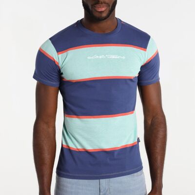 LOIS JEANS – Kurzarm-T-Shirt mit gewebten Streifen | 124821