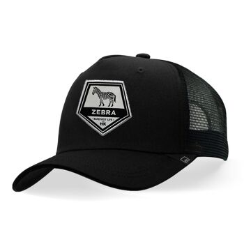 Casquette Hanukeii Zebra Noir 1