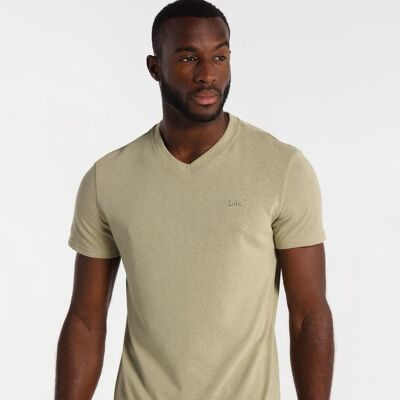 LOIS JEANS - Short Sleeve V-neck T-Shirt Blend | 124826