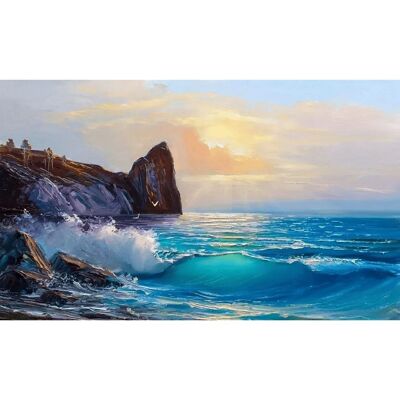 Peinture à numéros "Bord de mer" - 40x50 cm