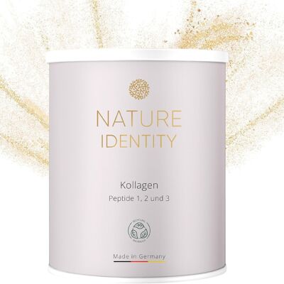 POUDRE DE COLLAGÈNE - Hydrolysat de collagène 100 % bioactif de qualité supérieure - Solubilité parfaite - Peptides de collagène de type 1, 2 et 3 - Testé en laboratoire et fabriqué en Allemagne - Poudre de protéines (400 g)