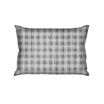 Highlands gray/ecru rectangle cushion
