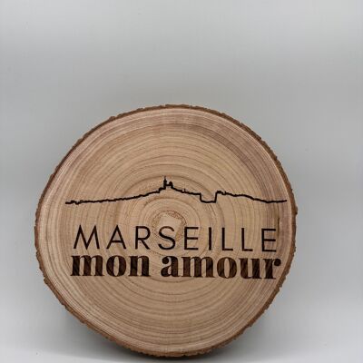 Rondin de bois - Marseille mon amour