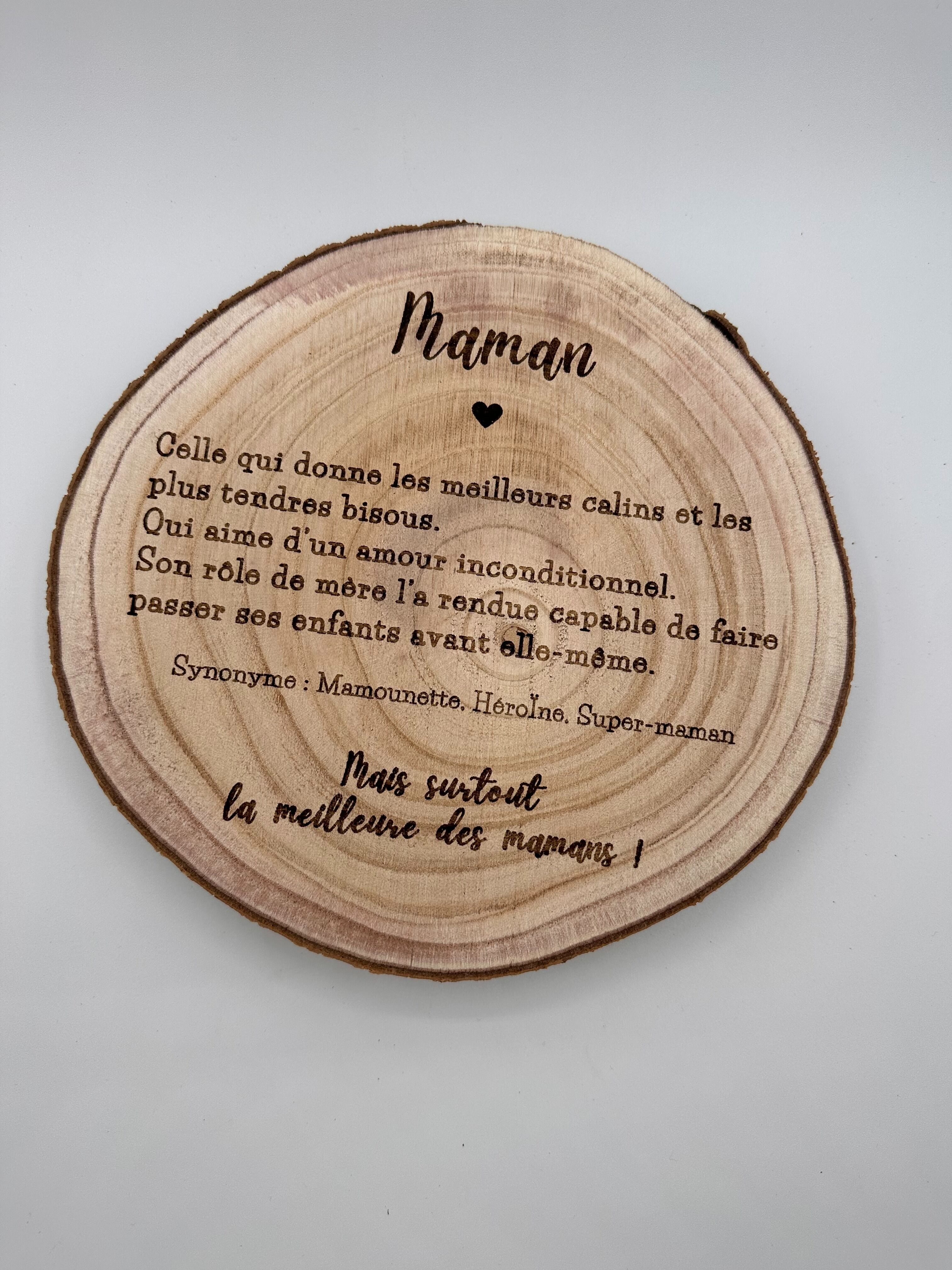 Tronco di legna - Definizione mamma