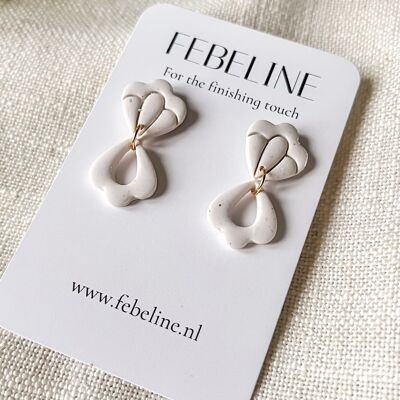 Earrings Jolie - Handmade from polymer clay