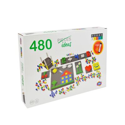 Pixel Color Mosaic Set 480 Pieces