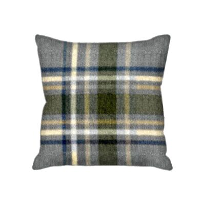 Cushion cover Faroe grey/green/blue
