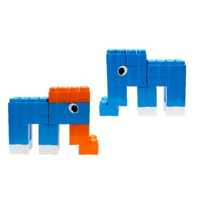 Bloques gigantes Elefante 20 piezas