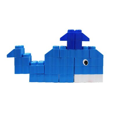 Giant Whale blocks 16 pieces