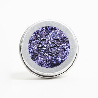Medium Purple Glitter