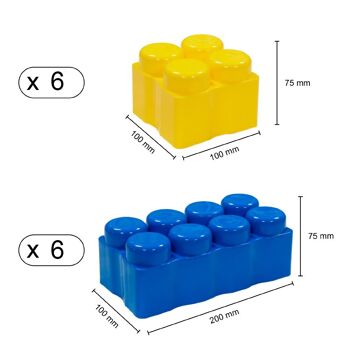 Le ver géant bloque 12 pièces 5