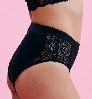 Taille haute LACE Extra Strong Noir 6