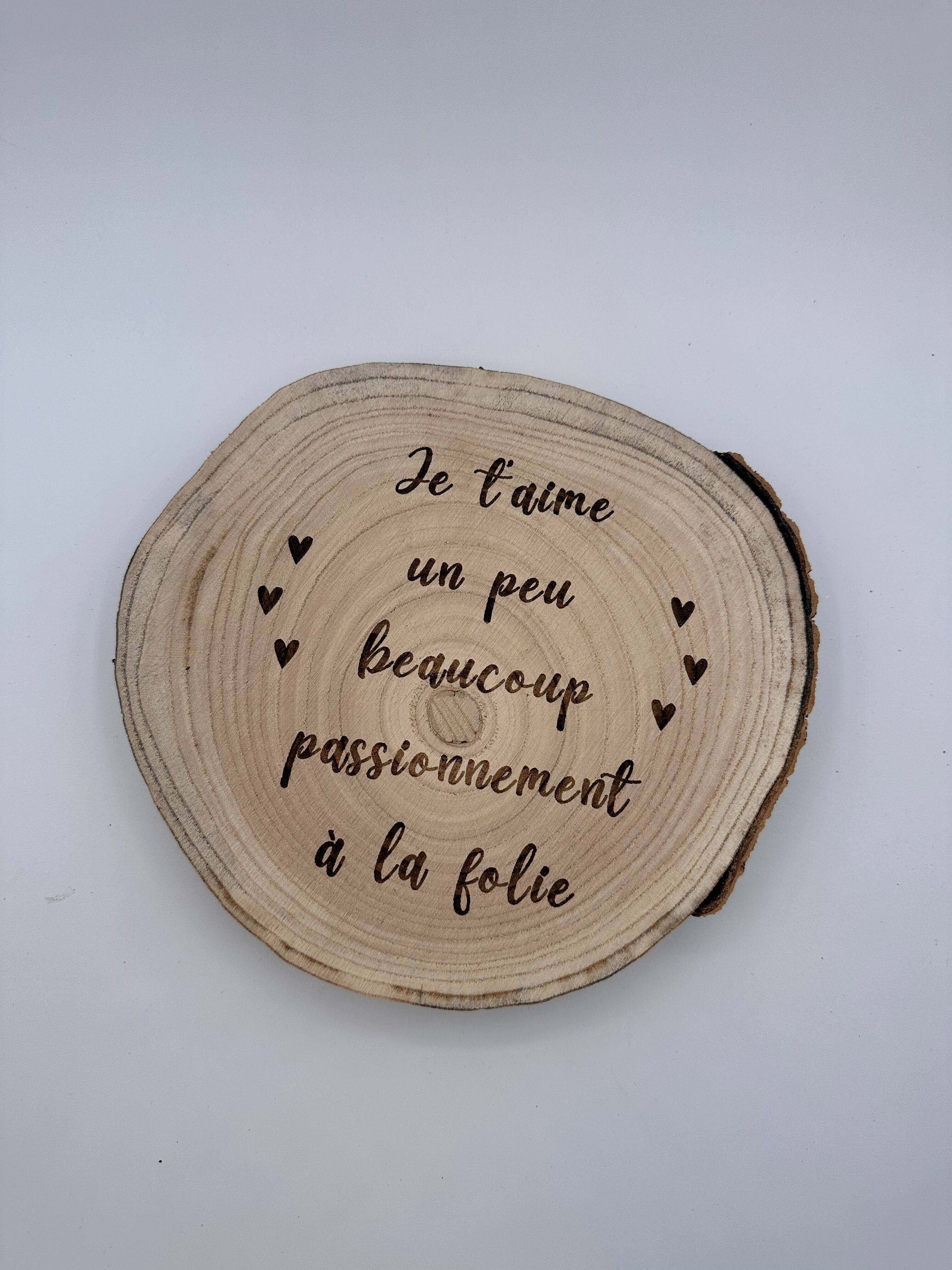 Ciocco di legno - Ti amo...