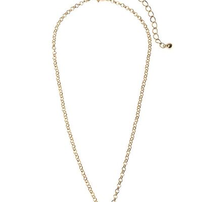 BFF Essence Link Necklace, Triple 'Best Friend' Pendant