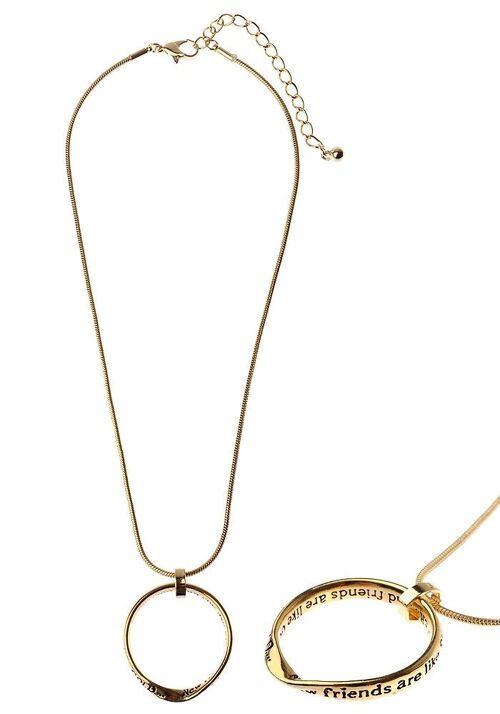 Cherished Bonds Snake Chain, 'New & Old Friends' Necklace