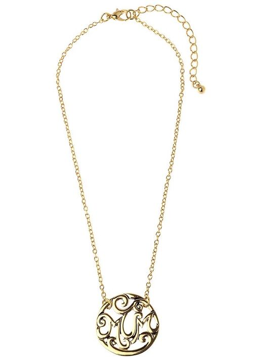 Matriarch Link Mum Round Pendant Necklace