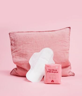 Étiquette pour serviettes hygiéniques biologiques 100 % coton 5