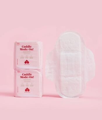 Étiquette pour serviettes hygiéniques biologiques 100 % coton 2