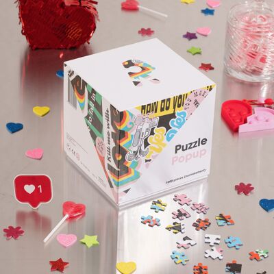Popup-Puzzle mit 1000 Teilen