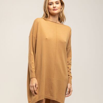 DRESS7755_CAMEL