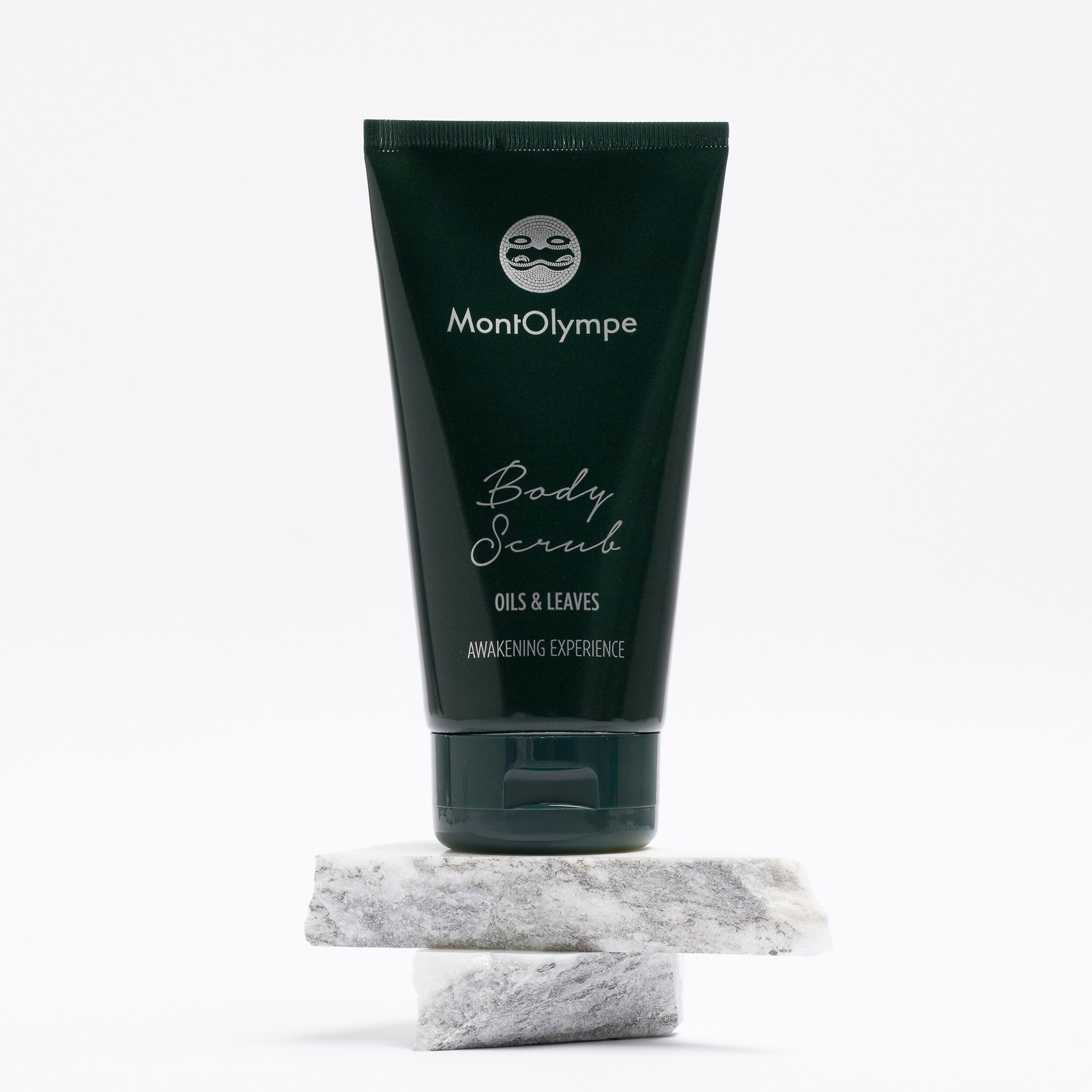 Scrub corpo oli e foglie