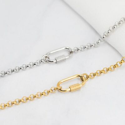 Bracciale moschettone