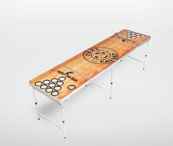 TABLE DE BIÈRE PONG WOOD 'N' ICE BEERBALLER 1