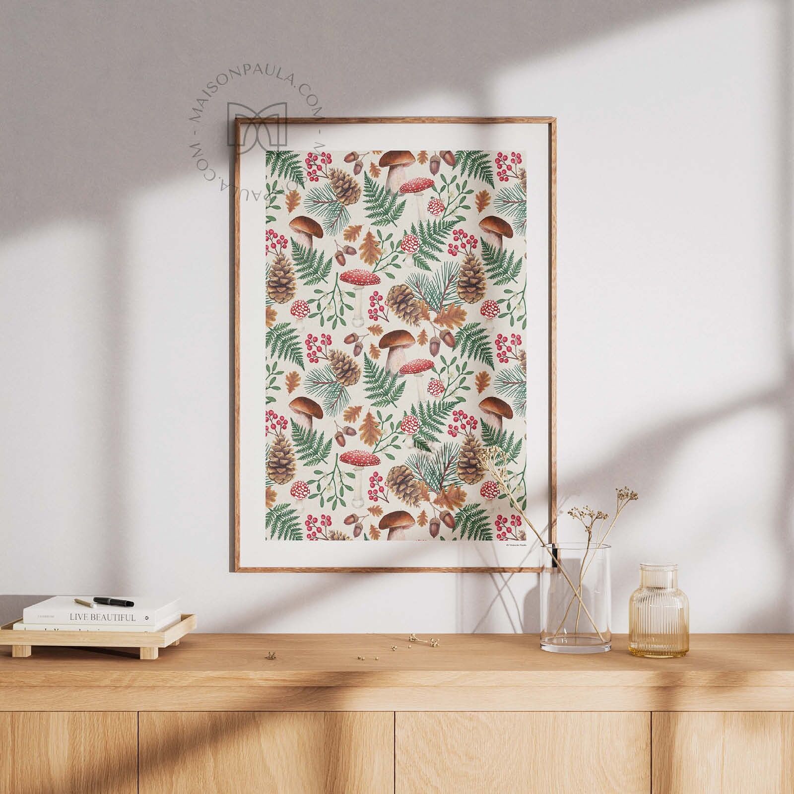 Motivo del manifesto affisso Foresta