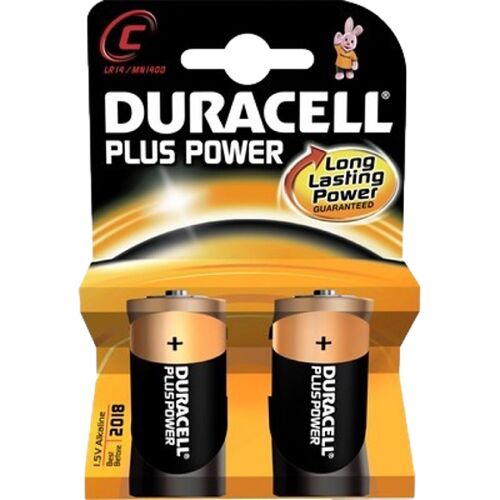 Set De 2 Piles Duracell Plus LR14-C