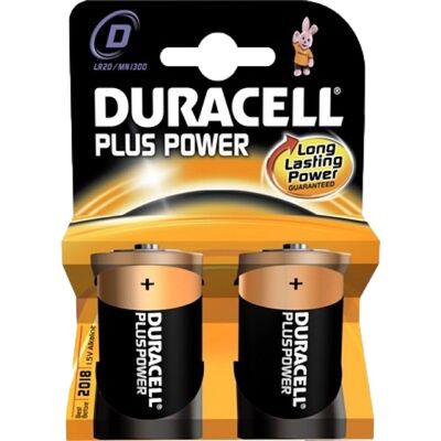 Set di 2 batterie Duracell Plus Lr20-D