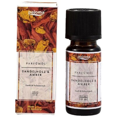 Essential Oil 10Ml Sandalwood & Amber