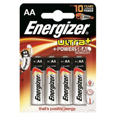 Set of 4 Energizer U+ LR06-AA Batteries