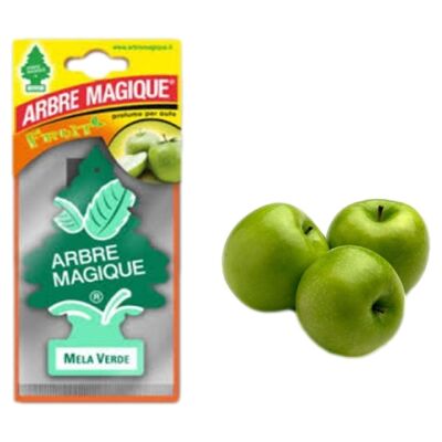 Désodorisant Voiture Arbre Magique Pomme Verte