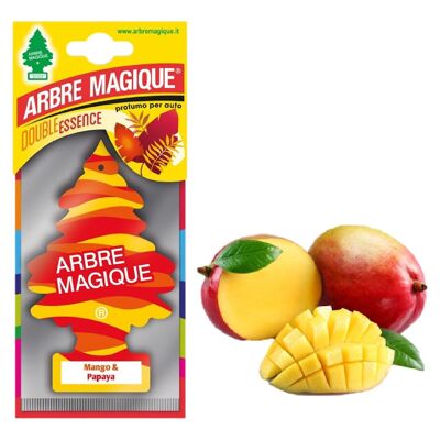 Ambientador para Coche Árbol Mágico de Mango y Papaya